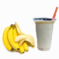 شیر موز لیوانی